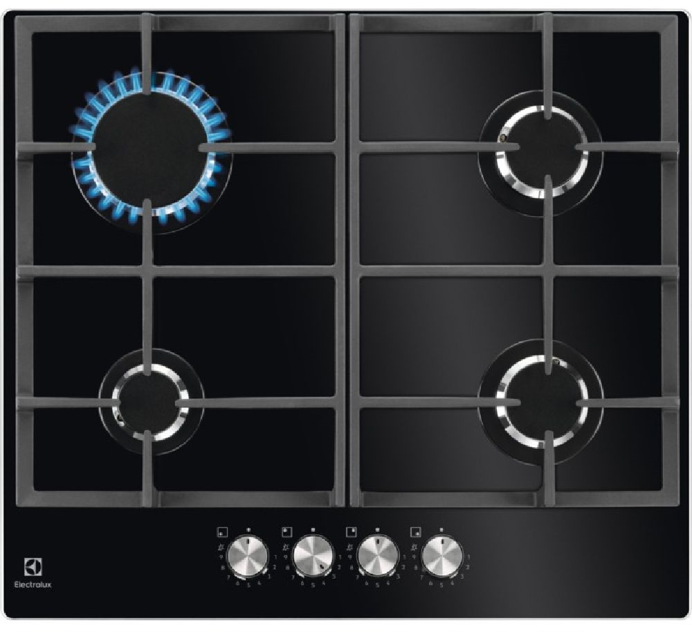 Electrolux KGG64262K fekete, beépíthető, gáz, főzőzóna: 4, beépíthető méret: 56cm, főzőlap