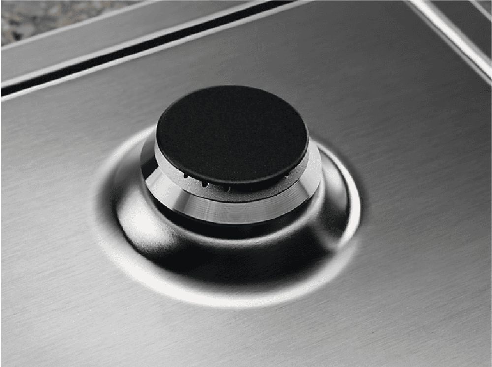 Electrolux KGS64362SX inox, beépíthető, gáz, főzőzóna: 3 +1 wok égőfej, beépíthető méret: 56cm, főzőlap