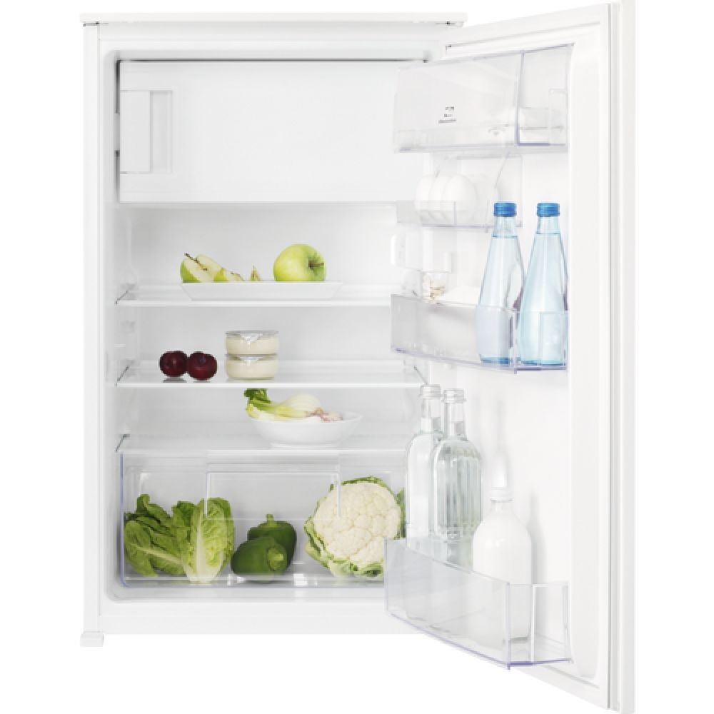 Electrolux LFB2AE88S egyajtós, beépíthető, Hűtő:110L, Fagyasztó:14L, hűtőszekrény