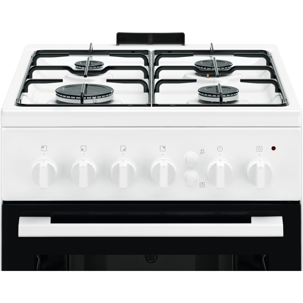 Electrolux LKG500003W fehér, szabadonálló, gáz, főzőzóna: 4, sütő:55L, grill, tűzhely