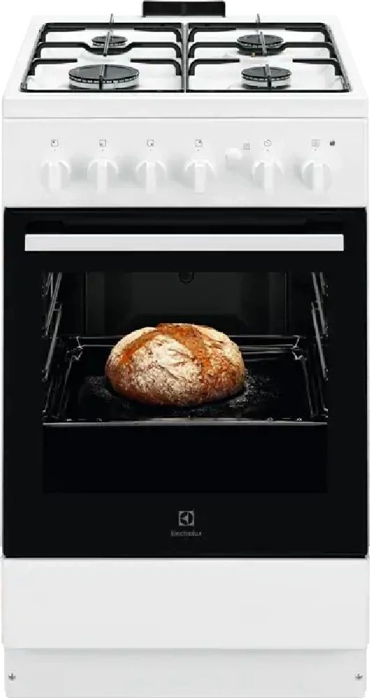 Electrolux LKG500013W fehér, szabadonálló, gáz, főzőzóna: 4, sütő:59L, tűzhely (Újszerű)