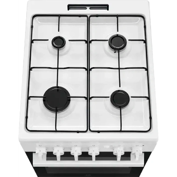 Electrolux LKG500013W fehér, szabadonálló, gáz, főzőzóna: 4, sütő:59L, tűzhely (Újszerű)