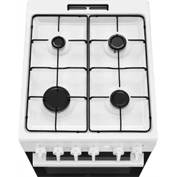 Electrolux LKG500013W fehér, szabadonálló, gáz, főzőzóna: 4, sütő:59L, tűzhely (Újszerű)