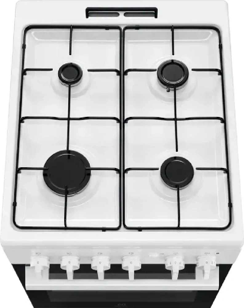 Electrolux LKG500013W fehér, szabadonálló, gáz, főzőzóna: 4, sütő:59L, tűzhely (Újszerű)