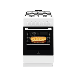 Electrolux LKK520032W fehér, szabadonálló, gáz, kombinált, főzőzóna: 4, sütő:57L, grill, tűzhely (Újszerű)
