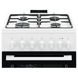 Electrolux LKK520032W fehér, szabadonálló, gáz, kombinált, főzőzóna: 4, sütő:57L, grill, tűzhely (Újszerű)