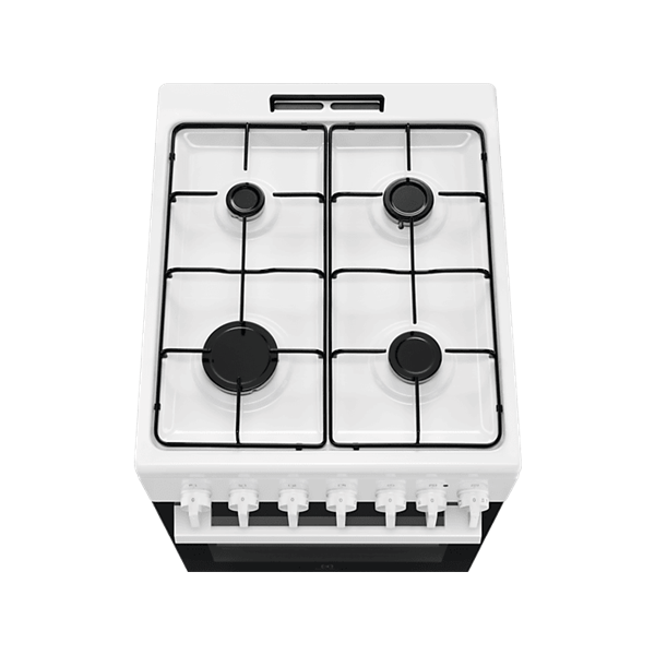 Electrolux LKK520032W fehér, szabadonálló, gáz, kombinált, főzőzóna: 4, sütő:57L, grill, tűzhely (Újszerű)