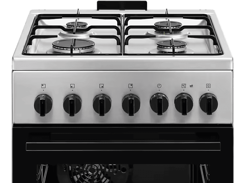 Electrolux LKK520032X inox, szabadonálló, gáz, kombinált, főzőzóna: 4, sütő:57L, grill, tűzhely