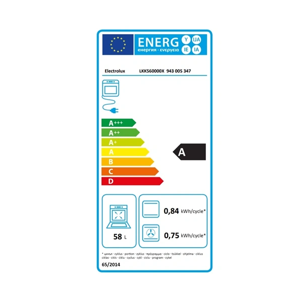Electrolux LKK560000X inox, szabadonálló, gáz, kombinált, főzőzóna: 4, sütő:58L, grill, tűzhely