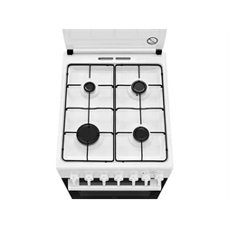 Electrolux LKK560011W fehér, szabadonálló, gáz, kombinált, főzőzóna: 4, sütő:58L, grill, tűzhely (Használt - B)