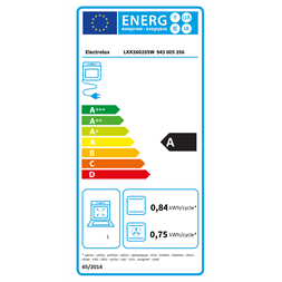 Electrolux LKK560205W fehér kombinált tűzhely