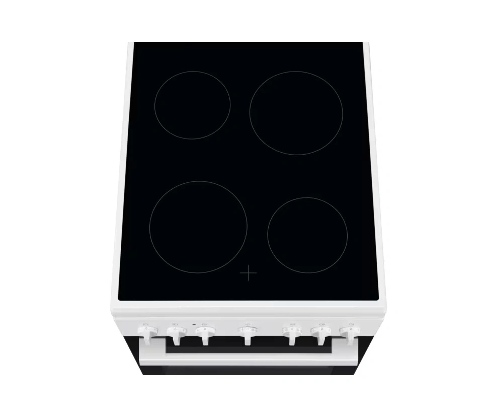 Electrolux LKR520066W fehér, szabadonálló, kerámialapos, elektromos, főzőzóna: 4, sütő:57L, grill, tűzhely