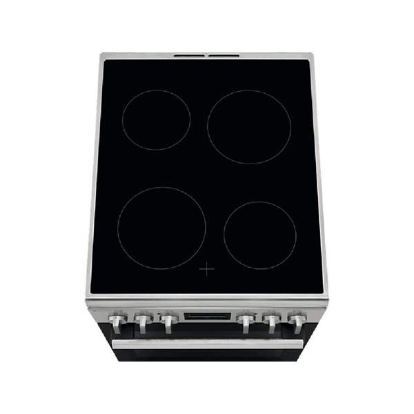 Electrolux LKR540202X inox, szabadonálló, kerámialapos, elektromos, főzőzóna: 4, sütő:57L, grill, tűzhely