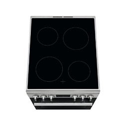 Electrolux LKR540202X inox, szabadonálló, kerámialapos, elektromos, főzőzóna: 4, sütő:57L, grill, tűzhely