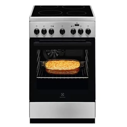 Electrolux LKR560000X inox, szabadonálló, kerámialapos, elektromos, főzőzóna: 4, sütő:54L, grill, tűzhely