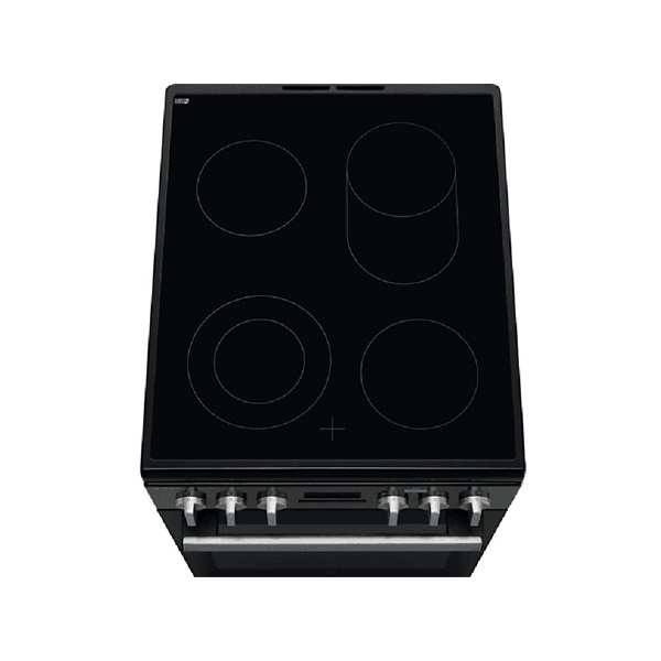 Electrolux LKR564200K fekete, szabadonálló, kerámialapos, elektromos, főzőzóna: 4, sütő:58L, grill, tűzhely