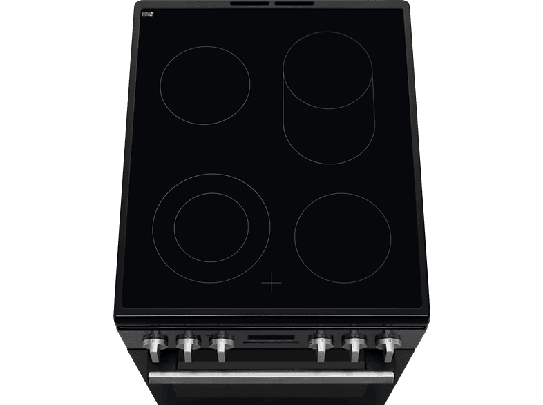 Electrolux LKR564275K fekete, szabadonálló, gáz, kombinált, főzőzóna: 4, sütő:57L, grill, tűzhely