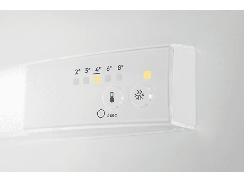 Electrolux LND5FE18S alulfagyasztós, beépíthető, Hűtő:196L, Fagyasztó:73L, hűtőszekrény