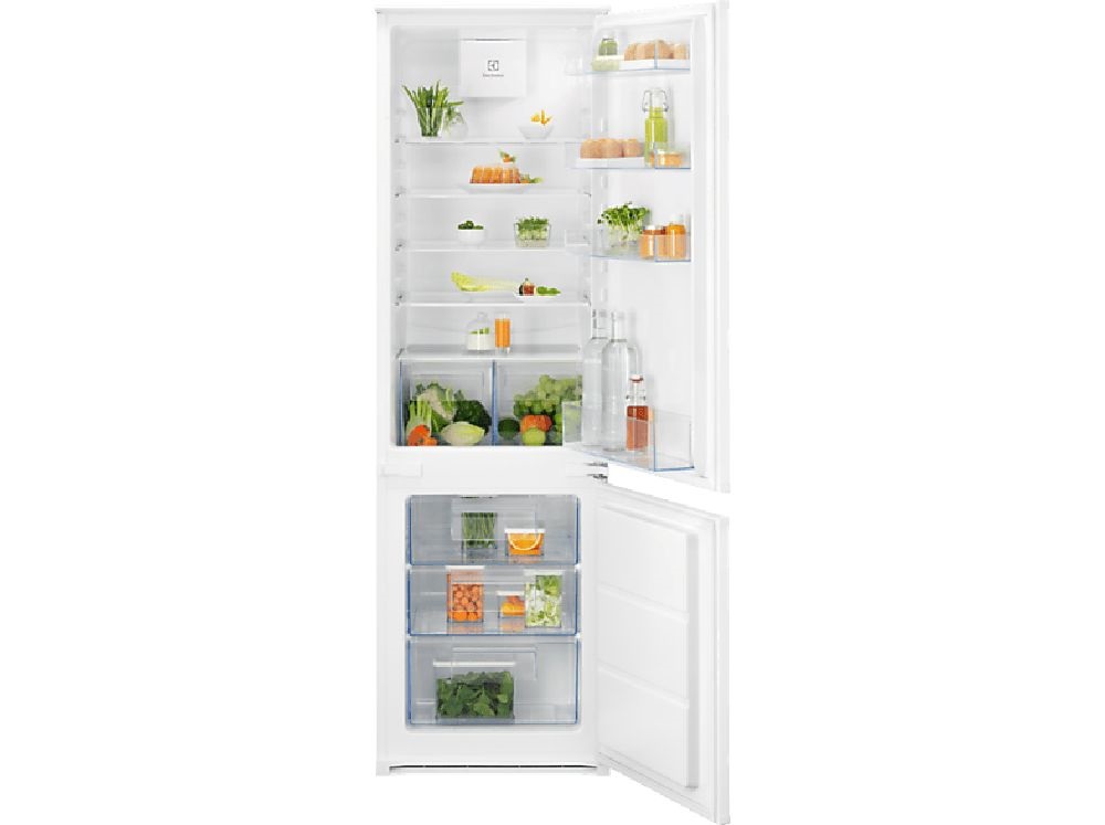 Electrolux LND5FE18S alulfagyasztós, beépíthető, Hűtő:196L, Fagyasztó:73L, hűtőszekrény