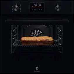 Electrolux LOF4P06BK SurroundCook fekete, beépíthető, sütőtér:65L, grill, légkeveréses sütő