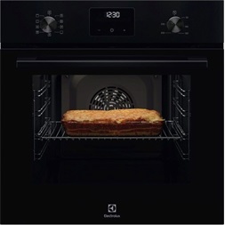 Electrolux LOFGF00BK SurroundCook fekete, beépíthető, sütőtér:65L, grill, légkeveréses, sütő