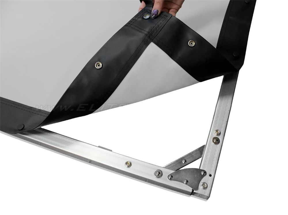 EliteScreens OMS100H2 100" (16:9) 222x125cm fekete mobil szabadtéri vászon + táska