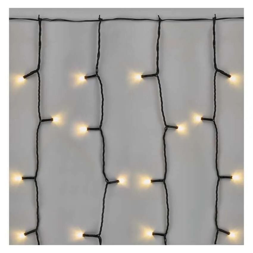 Emos D1EW01 1x2 m kültéri meleg fehér Standard LED sorolható karácsonyi fényfüggöny