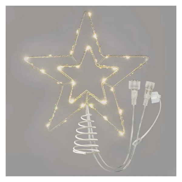 Emos D1ZW01 28,5 cm kül-beltéri meleg fehér Standard LED sorolható karácsonyi csillag