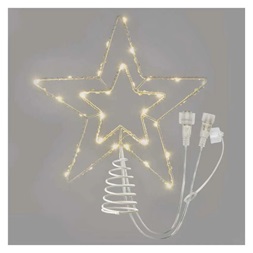 Emos D1ZW01 28,5 cm kül-beltéri meleg fehér Standard LED sorolható karácsonyi csillag