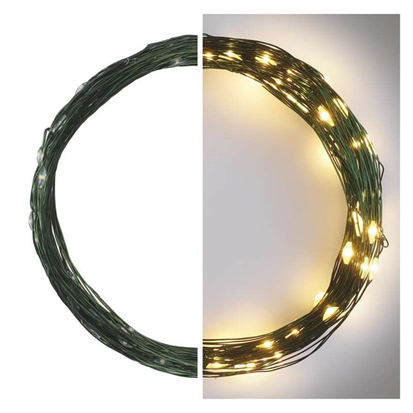 Emos D3AW04 LED 7,5m/75LED/kül-beltéri/időzítős/meleg fehér nano karácsonyi LED fényfüzér