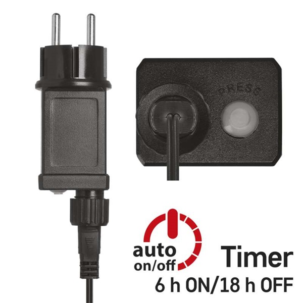 Emos D3AW04 LED 7,5m/75LED/kül-beltéri/időzítős/meleg fehér nano karácsonyi LED fényfüzér
