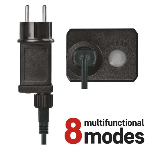 Emos D4AL05 10m/100LED/kül-beltéri/2 az 1-ben meleg/hideg fehér karácsonyi LED fényfüzér