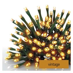 Emos D4AV03 12m/120LED/kül-beltéri/időzítős/vintage karácsonyi LED fényfüzér