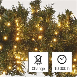 Emos D4BV03 12m/600LED/kül-beltéri/időítős/vintage süni karácsonyi LED fényfüzér