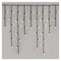 Emos D4CW01 3,6m/200LED/kül-beltéri/meleg fehér/jégcsap karácsonyi LED fényfüggöny