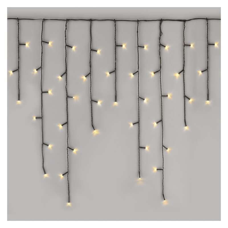 Emos D4CW01 3,6m/200LED/kül-beltéri/meleg fehér/jégcsap karácsonyi LED fényfüggöny