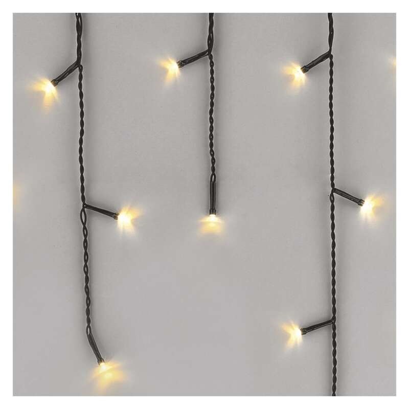 Emos D4CW01 3,6m/200LED/kül-beltéri/meleg fehér/jégcsap karácsonyi LED fényfüggöny