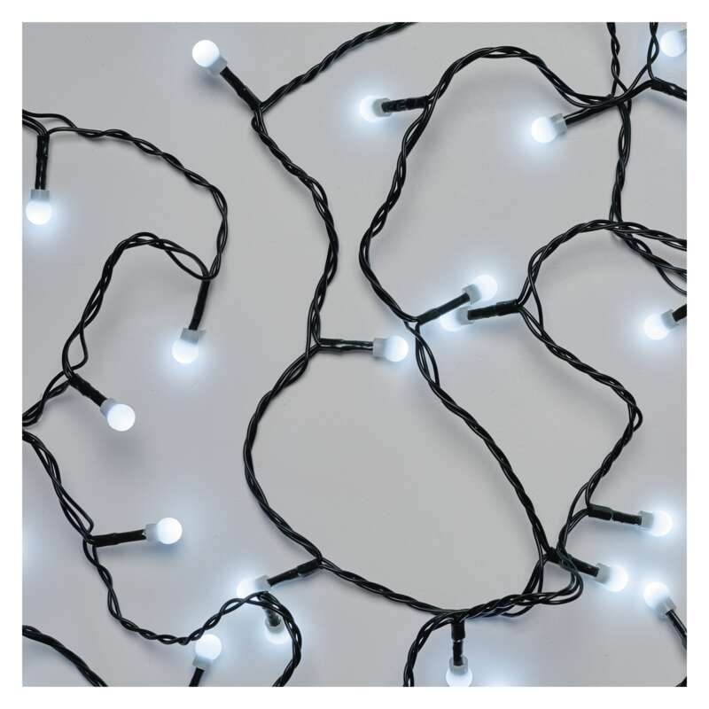 Emos D5AC06 8m/80LED/kül-beltéri/hideg fehér/golyók karácsonyi LED fényfüzér