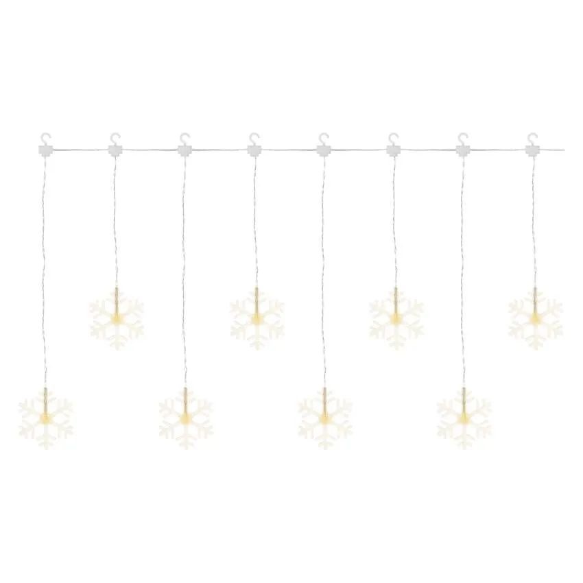 Emos DCGW06 84 cm beltéri meleg fehér hópelyhek LED karácsonyi fényfüggöny