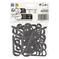 Emos DCH003 kültéri és beltéri karácsonyi füzér akasztó horog (25db/csomag)