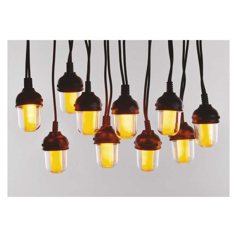 Emos DCPV01 10x party égő, 4,5 m, kültérre és beltérre, vintage LED fényfüzér