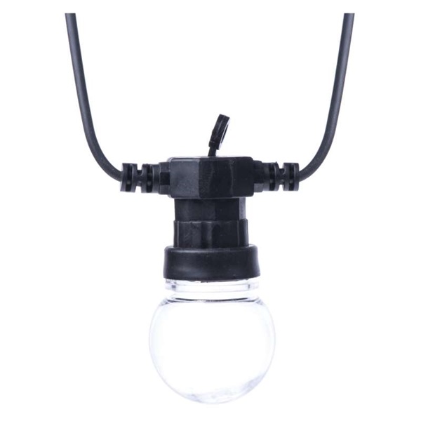 Emos DCPW02 10x party égő, átlátszó, 5 m, kültéri és beltéri, meleg fehér LED fényfüzér
