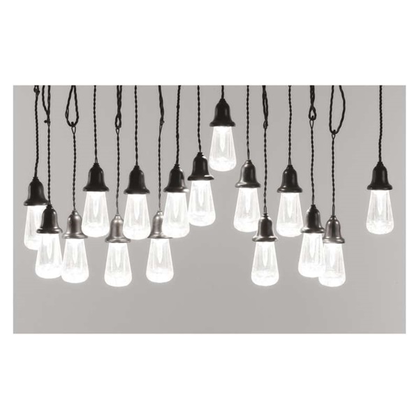 Emos DCPW04 16x party égő átlátszó, 7,6 m, kültéri és beltéri, meleg fehér LED fényfüzér
