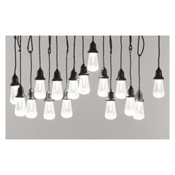 Emos DCPW04 16x party égő átlátszó, 7,6 m, kültéri és beltéri, meleg fehér LED fényfüzér