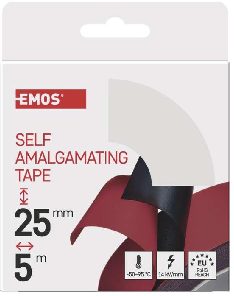 Emos F52502 25 mm x 5 m fekete vulkanizáló szalag