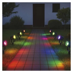 Emos GoSmart 1 darabos, 1,5 W, RGBIC dimmelhető, WiFi kültéri LED spotlámpa, bővítő készlet