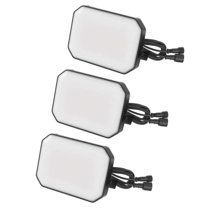 Emos GoSmart 3 darabos, 14 W, RGBIC dimmelhető, WiFi kültéri LED reflektor, kezdő készlet
