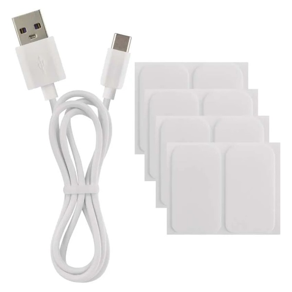 Emos GoSmart Hexagon fehér, 6 részből álló, RGBIC dimmelhető, WiFi LED asztali lámpa