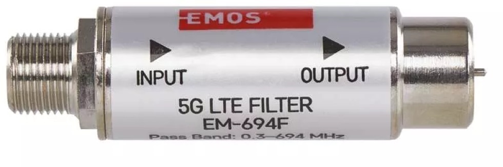 Emos EM-694F F csatlakozós 5G LTE szűrő