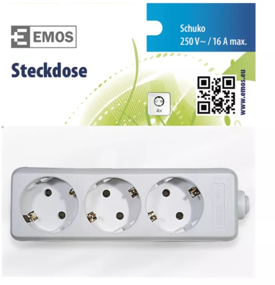 Emos P0320 3 aljzat kábel nélküli elosztó